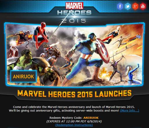Цифровая дистрибуция - Marvel Heroes 2015 Free Code